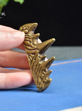 速发微景观山形摆件笔架镇筷子架笔搁山纸古造山水典型蝉意小文玩