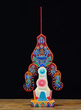 速发尼泊尔工艺树萨彩绘金刚脂垛朵玛金刚萨埵供奉供品装饰摆件可