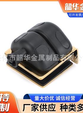 韶华金属供应不锈钢喷塑门锁玻璃对方柱家用门窗五金配件