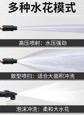 洗车机高压清洗水枪家用汽车清洁机便携式小型高压洗车机刷车泵