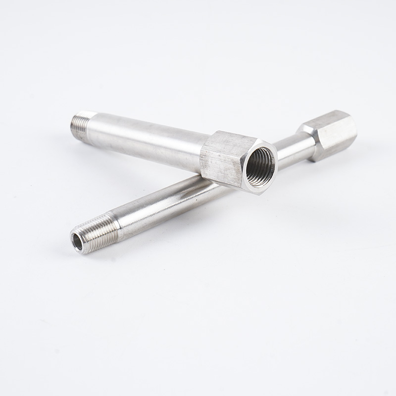 304不锈钢加长内外牙模具快速水嘴内外丝快速接头模温机加长水咀 - 图1