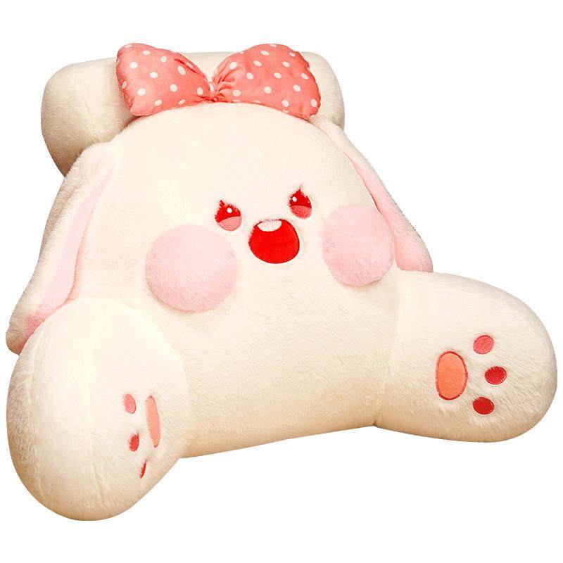 53嘟嘟兔床头靠垫软包床上靠枕大靠背护腰枕头沙发抱枕腰靠喵咪,淘宝优惠券,粉丝福利购,淘宝优惠卷
