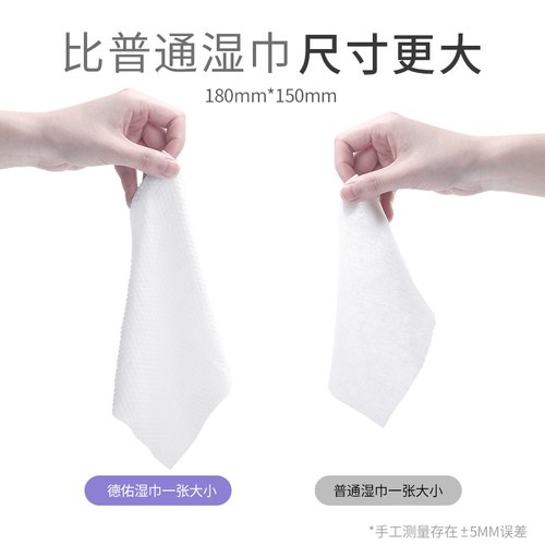 【U先试用】德佑婴儿湿巾小包随身装婴幼儿新生宝宝手口专用纸巾 - 图1