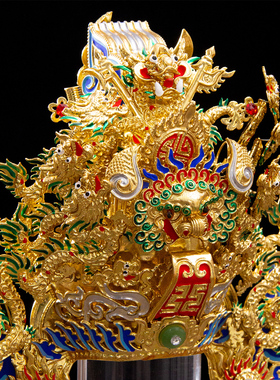 台湾太子帽神帽哪吒帽三太子贴金帽头帽纸帽头盔头冠太子台金纸帽