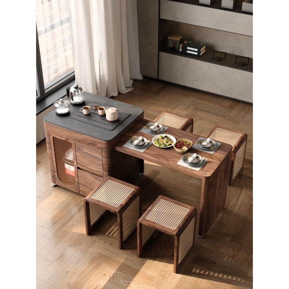 中世纪风格茶几和椅子组合家庭办公室阳台石板小咖啡桌茶几茶壶集,淘宝优惠券,粉丝福利购,淘宝优惠卷