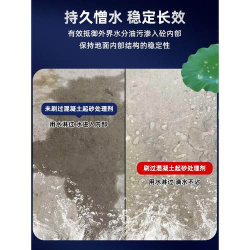 水泥地面起沙处理剂起灰水泥墙面起砂硬化混凝土密封固化剂固沙剂 - 图2