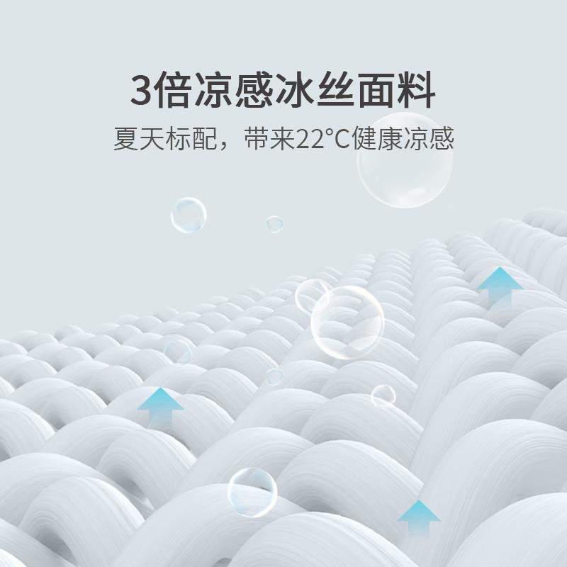 夏季冰丝乳胶凉席学生宿舍单人专用90x190cm夏天2025新款1米2席子 - 图0