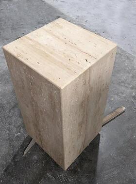 中国风新酒店健康中心客厅装饰石柱墩底座