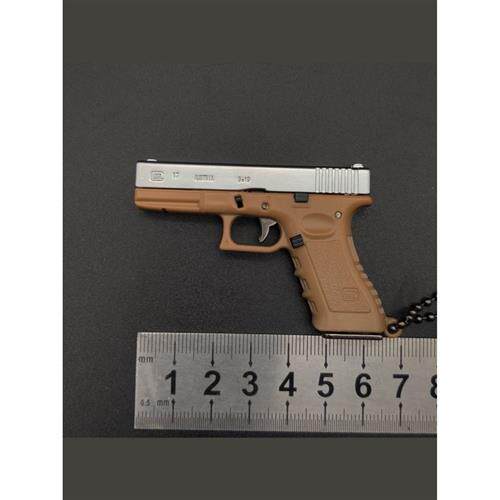 绝地求生钥匙扣格洛克手抢半合金钥匙扣模型礼品挂件摆件绝地求生吃鸡玩具