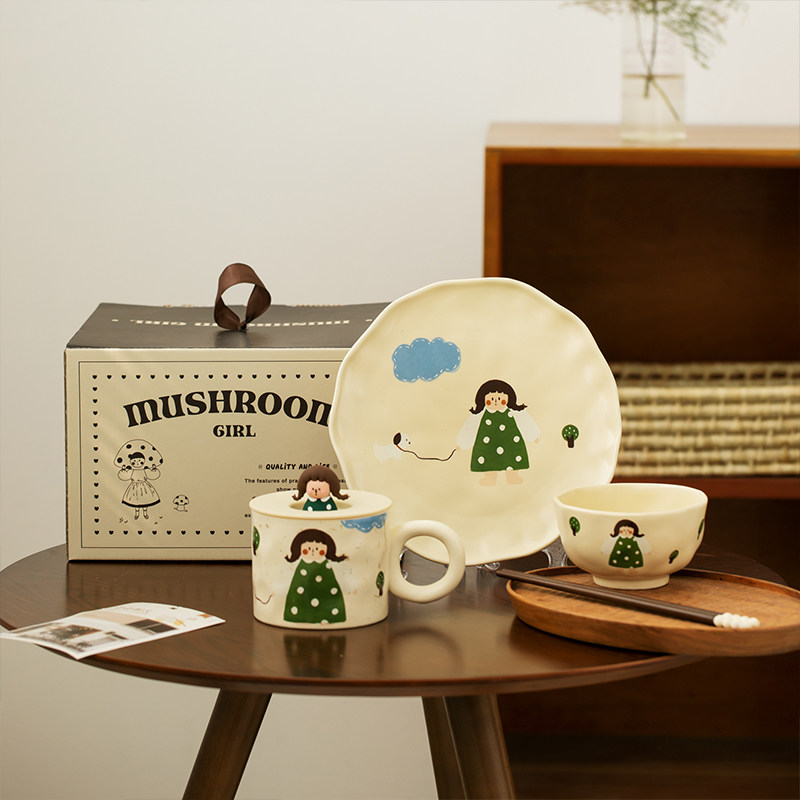 生日礼物女生餐具套装送女朋友闺蜜实用特别的纪念意义伴手礼碗盘