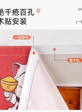 魔术贴电表箱装饰画客厅2024新款遮挡挂画布弱电箱电闸箱开关盒