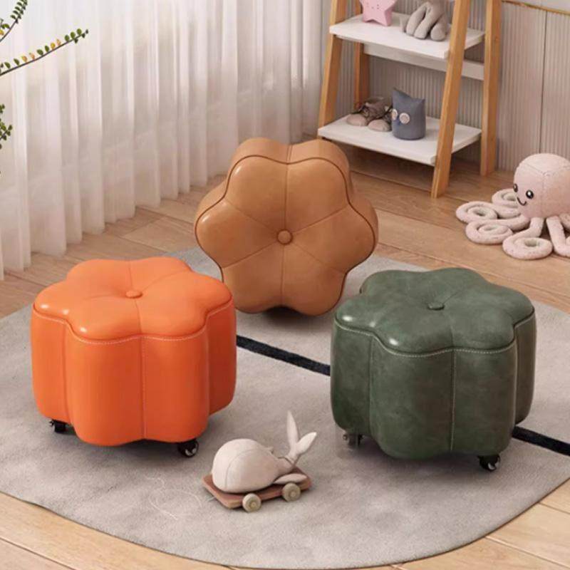 万向轮小凳子带滑轮家用矮凳静音可移动小板凳椅子软包沙发凳圆凳,淘宝优惠券,粉丝福利购,淘宝优惠卷