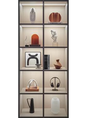 现代样板间家居软装饰品简约书柜摆放挂画创意陶瓷工艺品ZH3662
