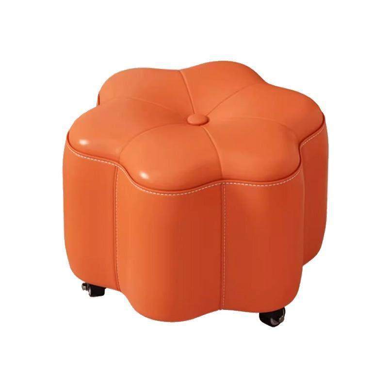 万向轮小凳子带滑轮家用矮凳静音可移动小板凳椅子软包沙发凳圆凳,淘宝优惠券,粉丝福利购,淘宝优惠卷