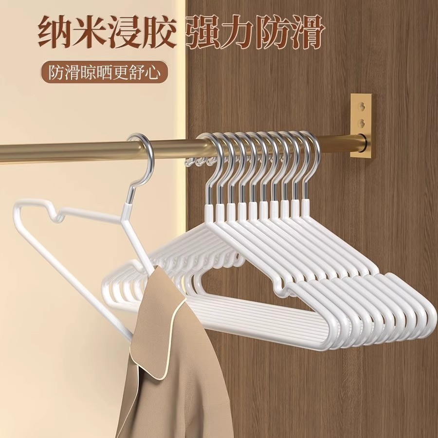 家用挂衣无痕防滑学生宿舍用收纳晾晒衣服架子防肩角