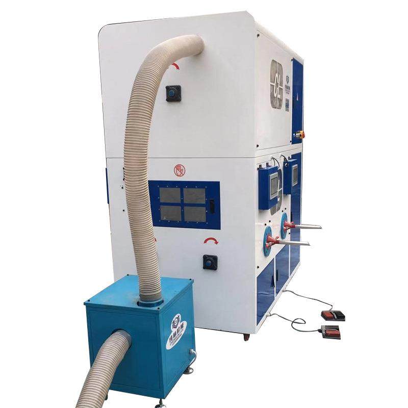 成林机械流量充绒机采用无接触式称重应用于羽绒服充绒机棉服 - 图2