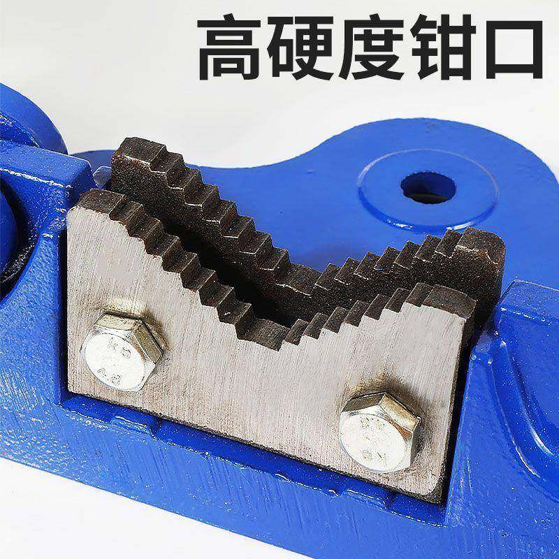 龙门钳夹管钳重型固定夹具台钳三角架压力钳管子台虎钳割丝管子钳,淘宝优惠券,粉丝福利购,淘宝优惠卷