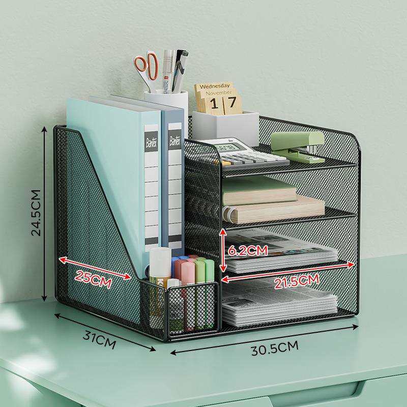办公桌收纳置物架文件夹收纳盒办公用品桌面书架书立文件架多风源,淘宝优惠券,粉丝福利购,淘宝优惠卷
