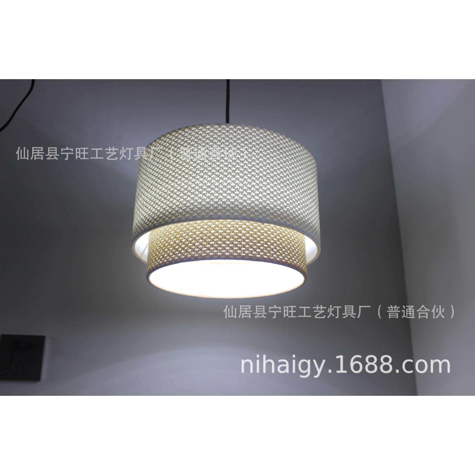 跨境电商欧洲爆款双层吊灯灯罩E27E14多层灯罩布艺灯罩,淘宝优惠券,粉丝福利购,淘宝优惠卷