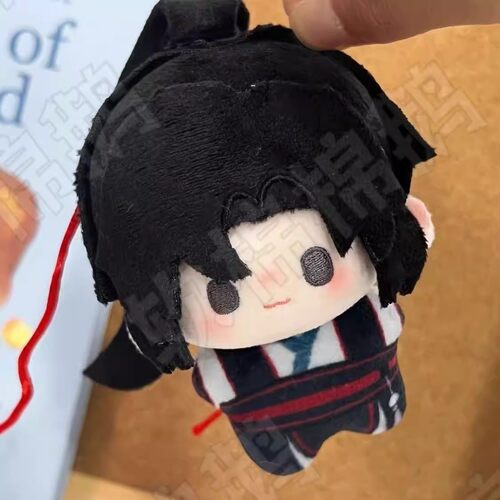 魔道祖师动漫周边同人魏无羡蓝忘机属性10cm印花棉花娃娃玩偶公仔 - 图0