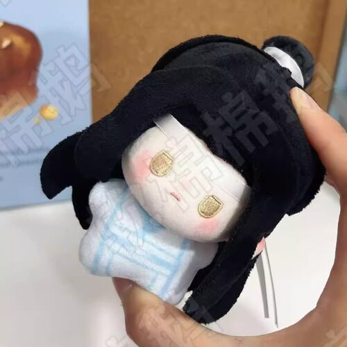 魔道祖师动漫周边同人魏无羡蓝忘机属性10cm印花棉花娃娃玩偶公仔 - 图2