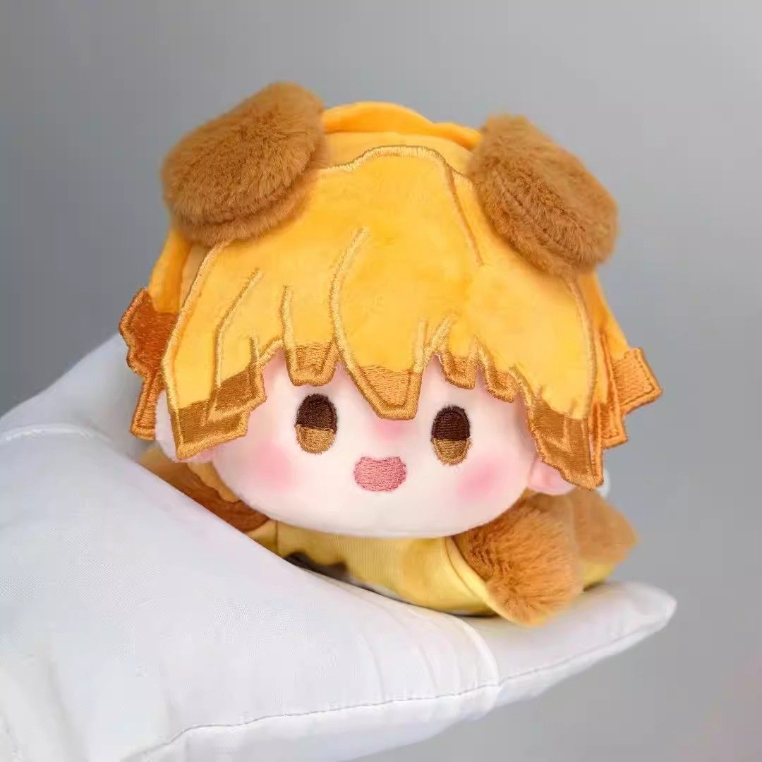 豆袋善逸属性棉花娃娃15cm捏捏鬼灭之刃动漫同人周边我妻善逸玩偶,淘宝优惠券,粉丝福利购,淘宝优惠卷