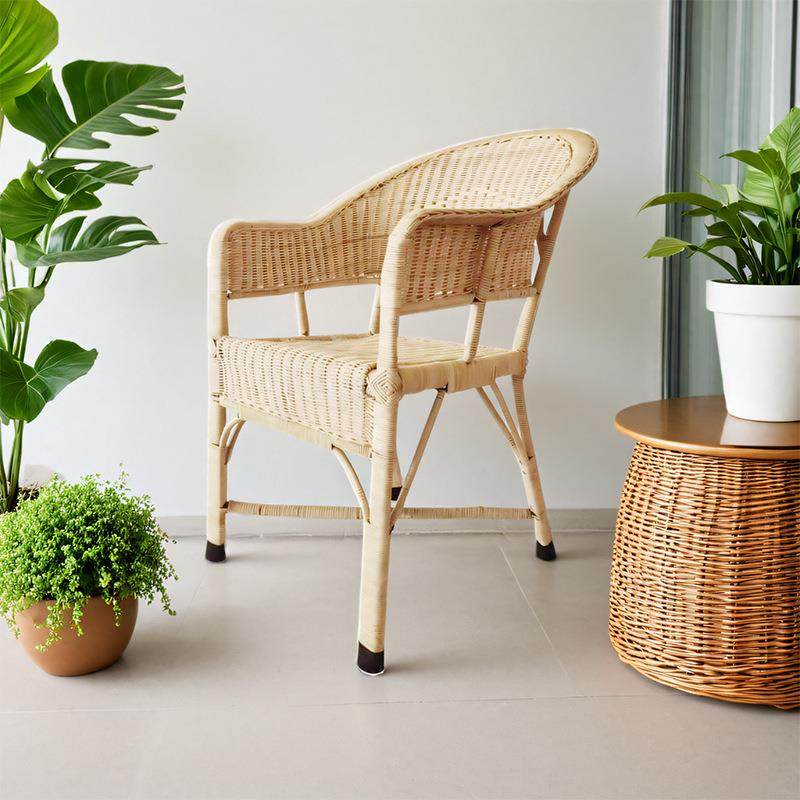 天然藤椅子手工藤编阳台家用休闲单人老人椅靠背椅老式真藤椅,淘宝优惠券,粉丝福利购,淘宝优惠卷