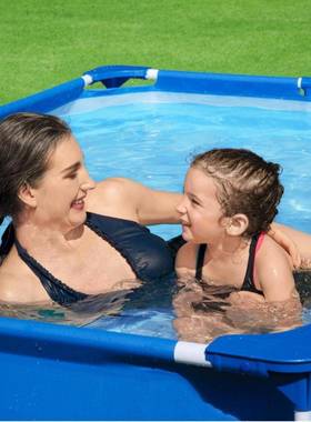 Bestway56405户外支架水池充气泳池成人儿童加厚大型戏水池