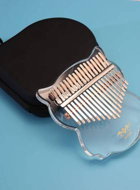 水晶17音拇指琴卡林巴亚克力kalimba手指钢琴透明