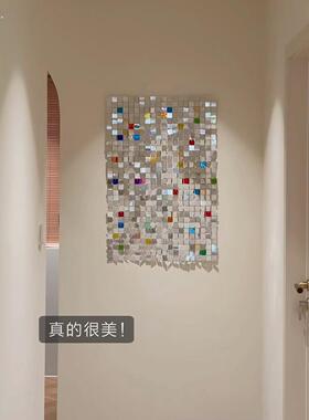 告别大白墙!风动板亮片壁挂装饰画玄关家居创意壁画客厅墙面布置