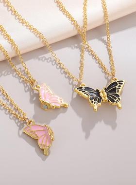 闺蜜项链一人一半二人款学生女孩饰品女一对儿童生日礼物女孩挂件