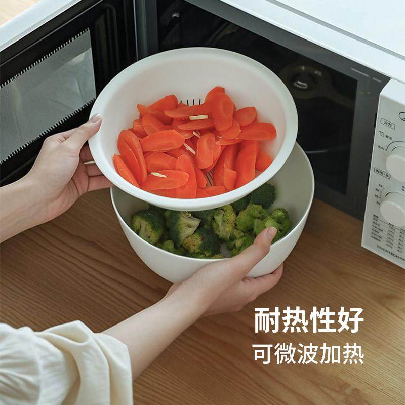 霜山洗菜盆沥水篮家用厨房洗水果滤水篮可叠加洗菜篮子洗碗机可用,淘宝优惠券,粉丝福利购,淘宝优惠卷