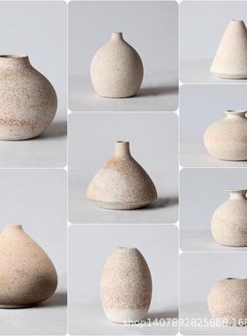 景德镇陶瓷覆古手工粗陶花器皿家居装饰工艺饰品花瓶禅宗风格