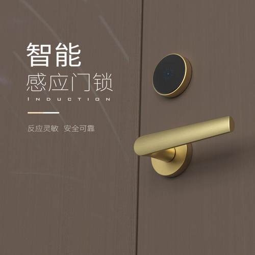 酒店门锁刷卡锁宾馆分体电子门锁公寓智能感应门锁民宿木门磁卡锁 - 图1