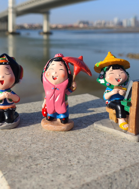 泉州惠安女树脂摆件泉州特色