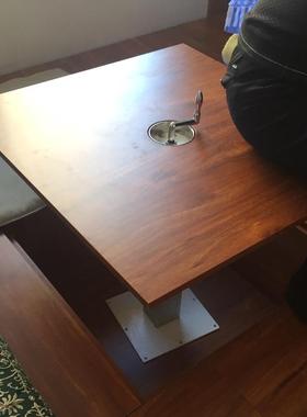 榻榻米升降机手动塌塌米踏踏米升降桌地台日式升降台手摇升降器