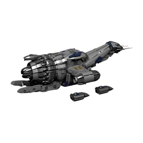 3热卖小颗粒MOC-12777太空飞船儿童益智积木拼装玩具模型摆件 - 图1