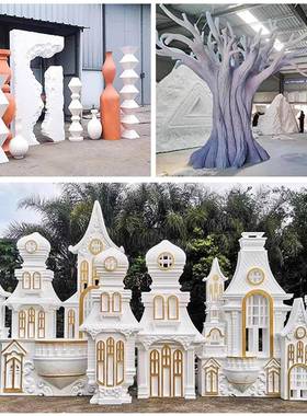 玻璃钢泡沫仿真飞马雕塑大型马场公园广场草地装饰品景区景观摆件