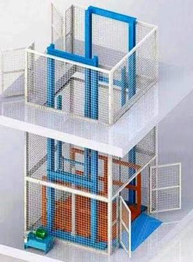 货梯升降机厂房车间仓库导轨式升降平台液压升降机升降货梯