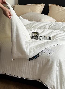 双A类全棉二合一拉链款子母被瑞士进口抗菌防螨加厚保暖超柔被芯