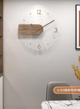 极简挂钟客厅家用摆放轻奢装饰钟表挂墙时钟现代简约挂表