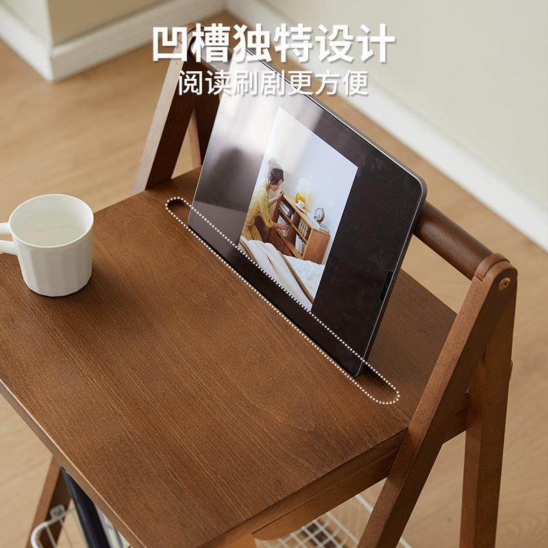 中古实木沙发边几可移动家用客厅沙发边柜床头推车复古茶几小桌子,淘宝优惠券,粉丝福利购,淘宝优惠卷