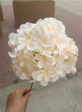 仿真单支绣球花婚礼堂吊顶装饰布置 婚庆路引地排插花18cm绣球花