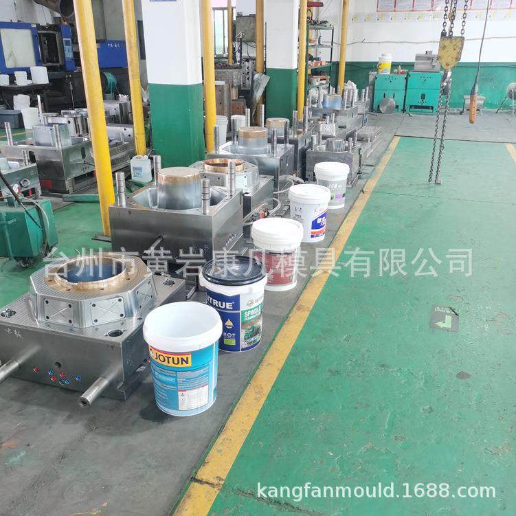螺纹桶模具，25公斤真石漆桶塑料桶食品包装桶模具制造,淘宝优惠券,粉丝福利购,淘宝优惠卷