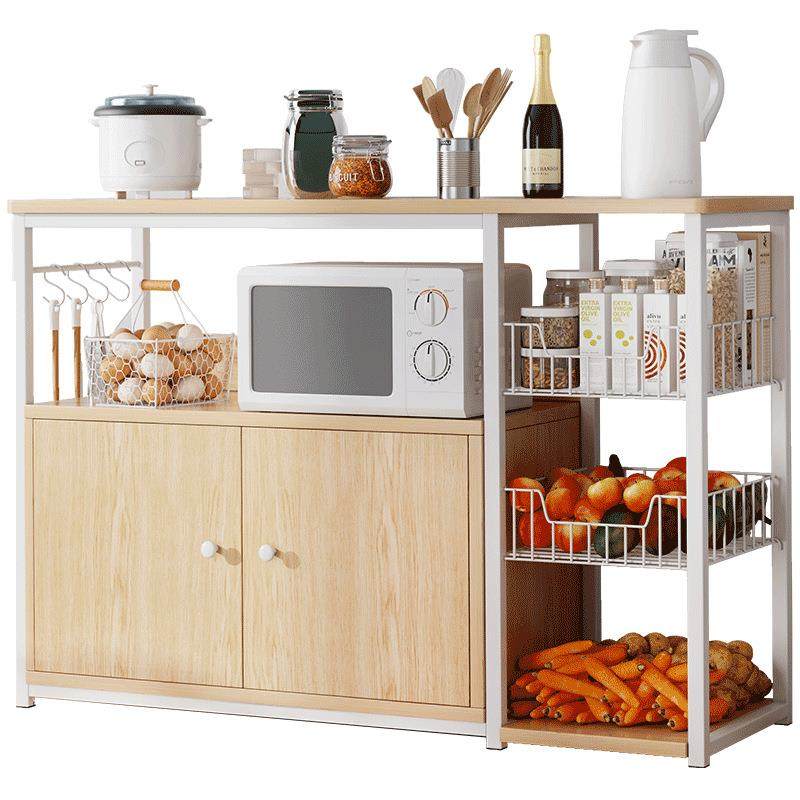 厨房置物架微波炉落地架厨房电器层架收纳储物架碗架烤箱架,淘宝优惠券,粉丝福利购,淘宝优惠卷