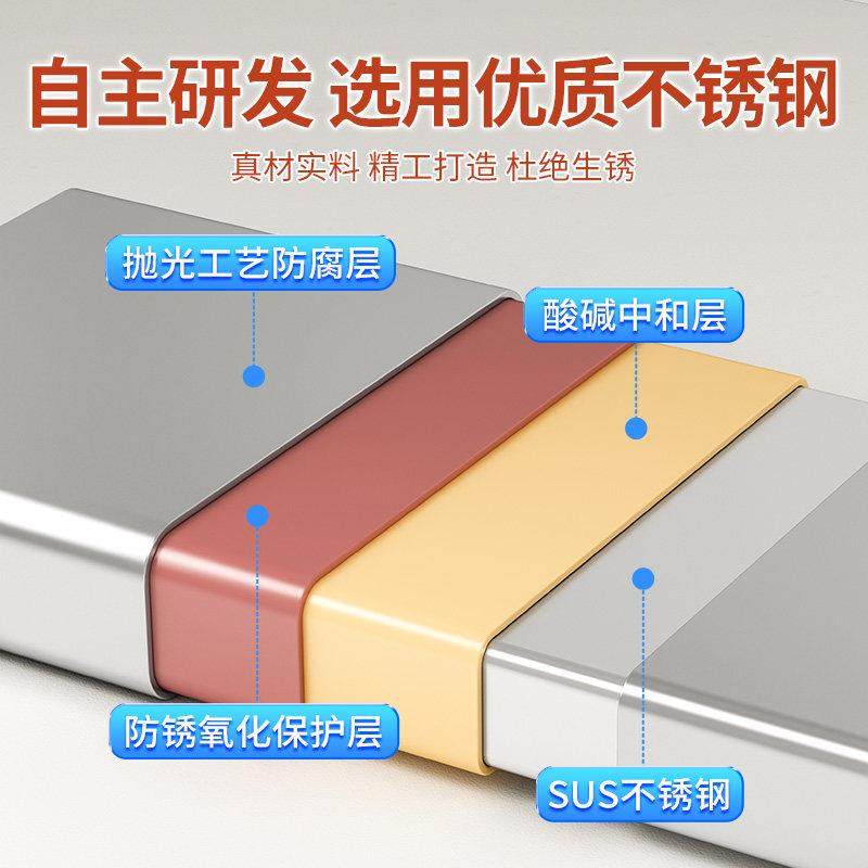 厨房微波炉置物架三层不锈钢家用台面可伸缩电饭煲锅收纳烤箱支架,淘宝优惠券,粉丝福利购,淘宝优惠卷
