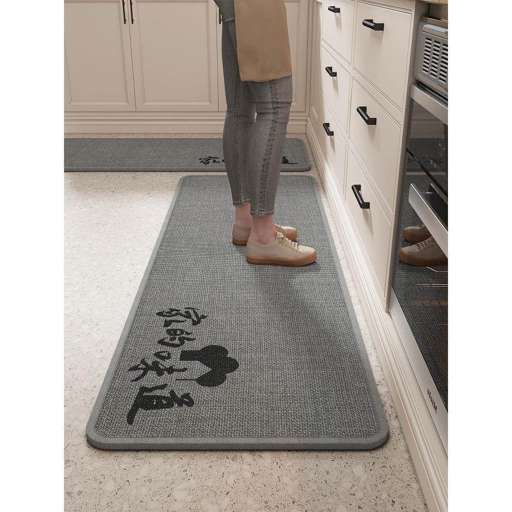 厨房地垫防滑吸水防摔垫耐脏免洗家用脚垫简约高级感厕所软垫定制,淘宝优惠券,粉丝福利购,淘宝优惠卷