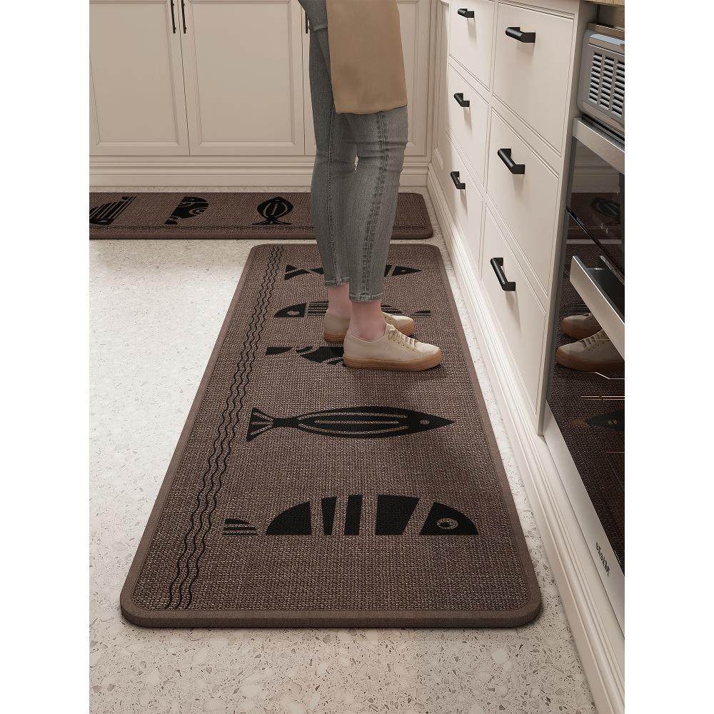 厨房地垫防滑吸水防摔垫耐脏免洗家用脚垫简约高级感厕所软垫定制,淘宝优惠券,粉丝福利购,淘宝优惠卷