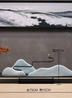 新中式高级感氛围布置摆件宋代美学中国风博古架软装饰品高端摆设