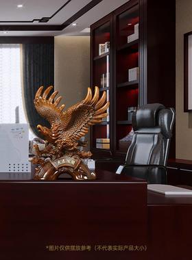 大饰BJ202302展宏图老鹰摆招财面中式客厅老板办公件室桌装品公司